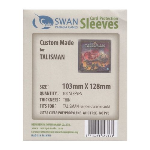 Swan Card Sleeves: 103x128 mm Talisman -100 per pack